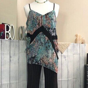 Studio Y sz M Lined Flowing Tank Top